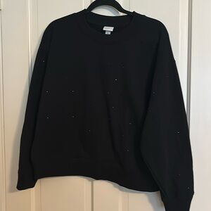 A New Day bling sweatshirt; black size XL